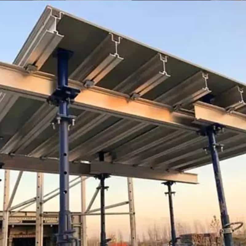 Las vigas de aluminio proporcionan un soporte estructural fundamental