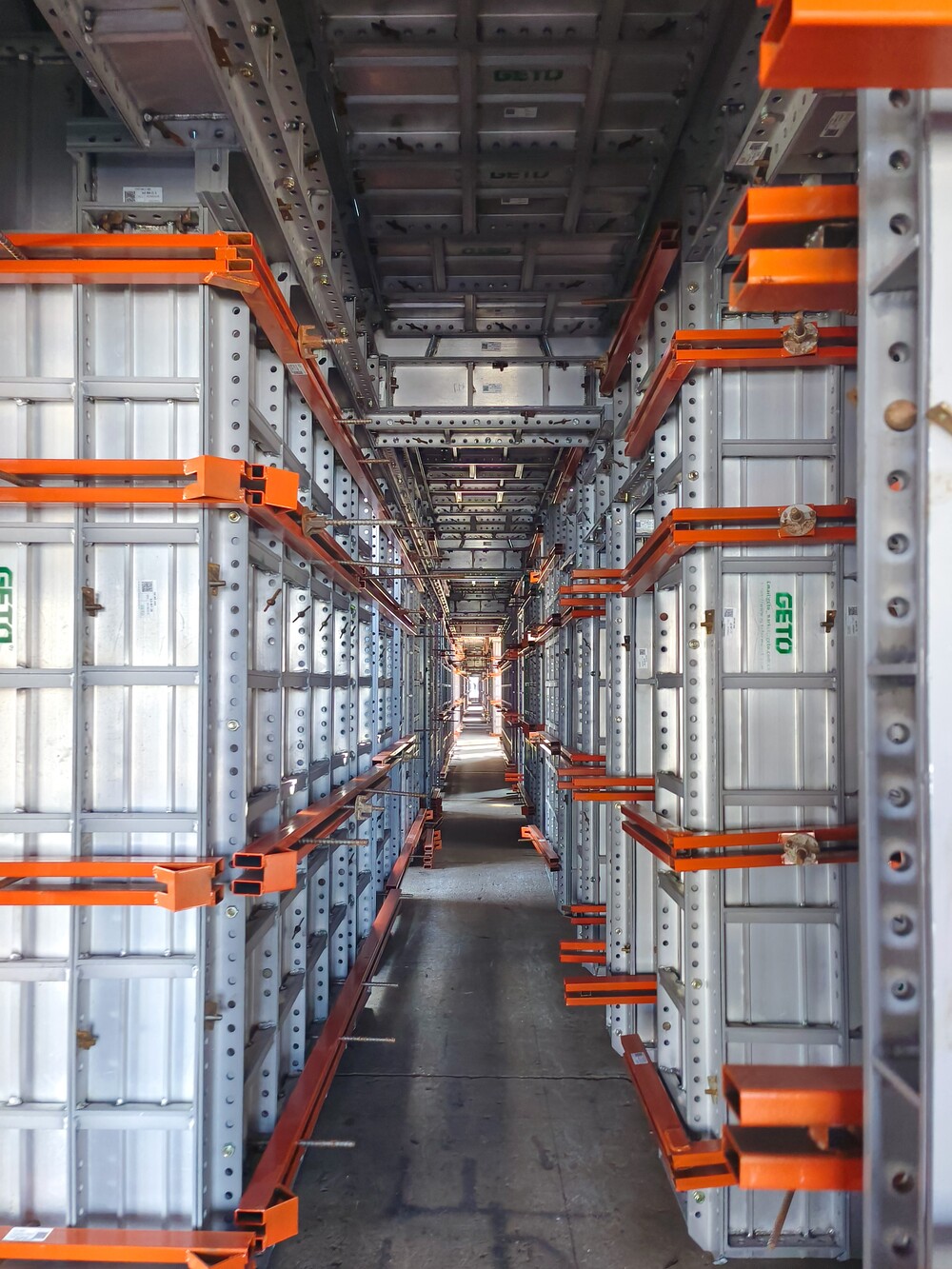 Sistema de encofrado de aluminio