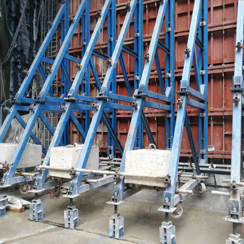 Estructura de pared de un solo lado tipo celosía triangular GETO