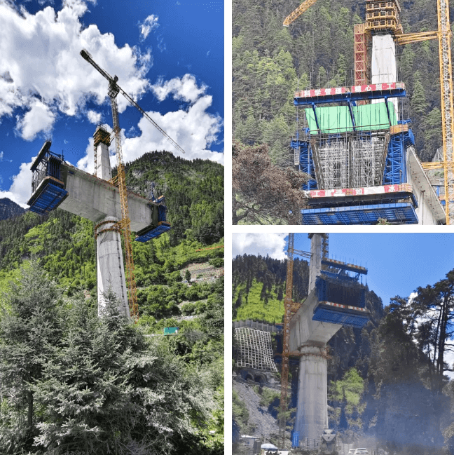 Encofrado de aluminio GETO para puente