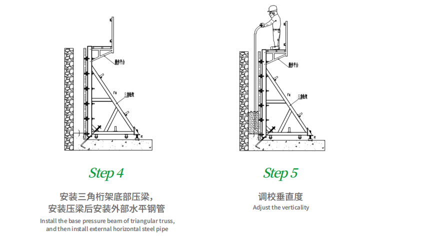 El proceso de instalación del marco de vigas de aluminio 2