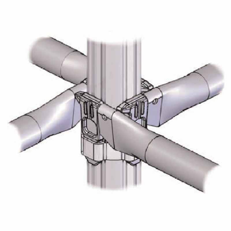 Sistema de apuntalamiento de edificios modulares