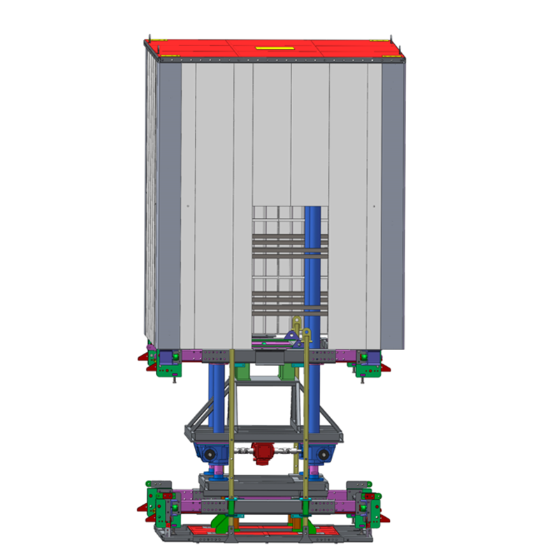 Plataforma de eje ajustable autotrepante autom&aacute;tica Geto con molde interior