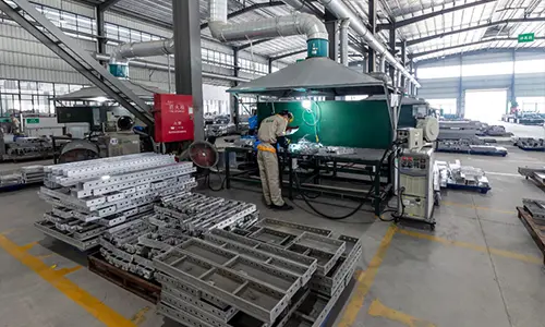 Encofrado de aluminio altamente reciclable