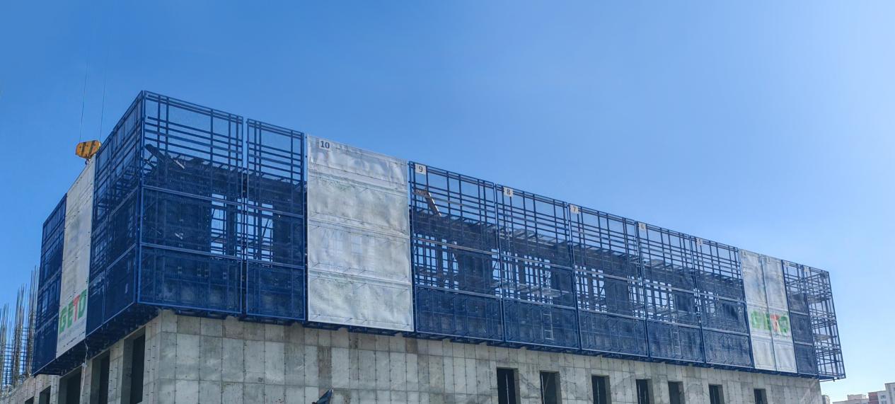Sistema de encofrado para edificios de gran altura GETO
