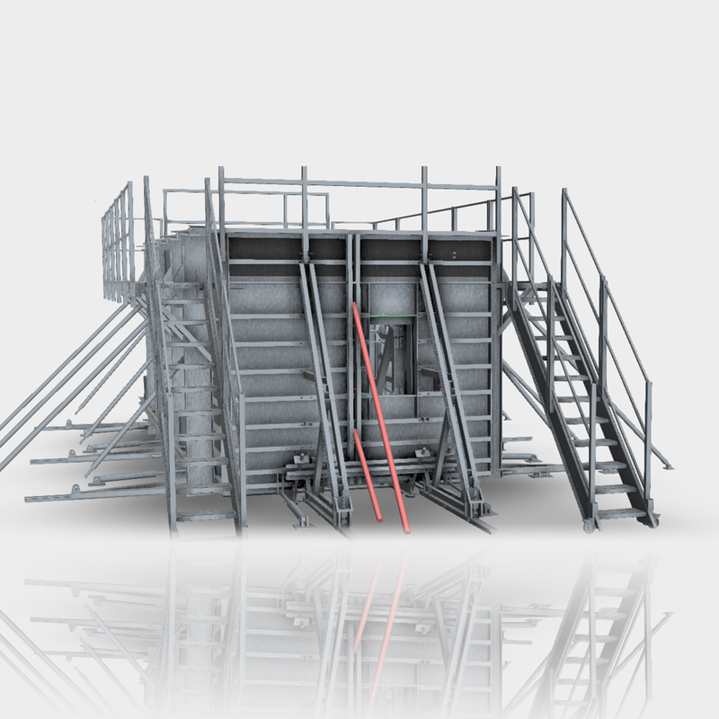 Moldes para viviendas prefabricadas de PPVC