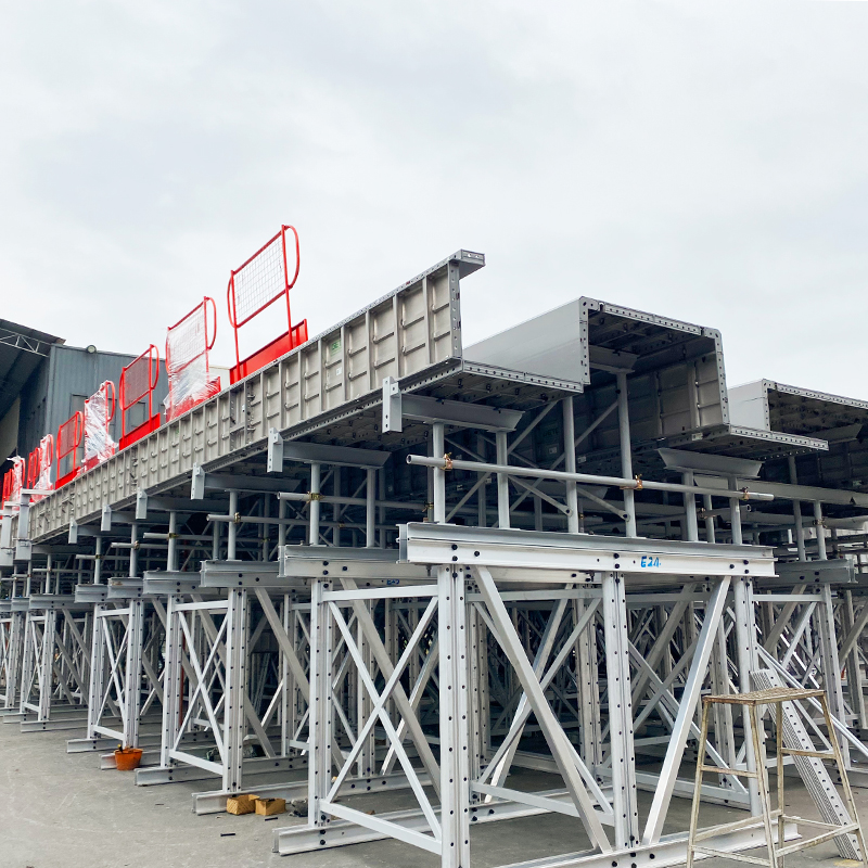 Construcción de encofrados de mesa